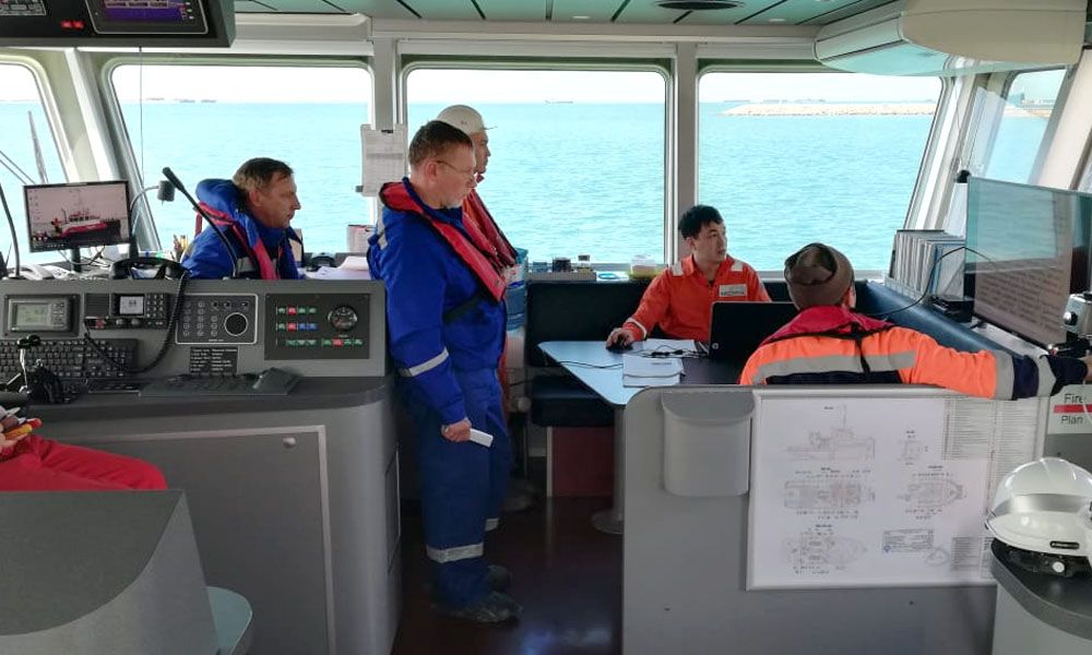 For the crew of ships KMTF organized training on "Rules of isolation of energy sources (LoTo)"