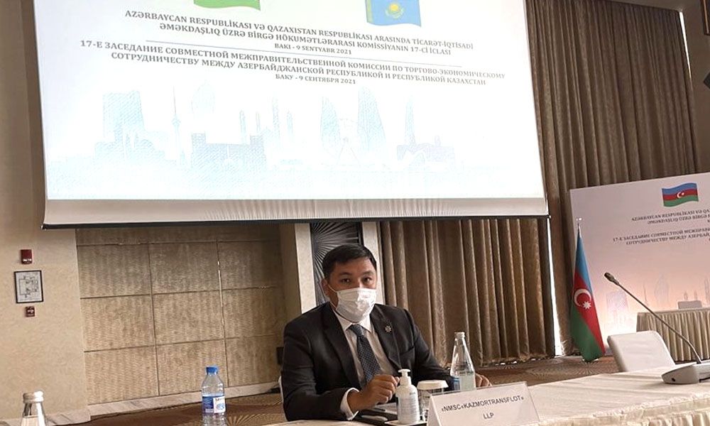 General Director of the KMTF A. Orzhanov took part in the 17th meeting of the Joint Intergovernmental Commission on trade and economic cooperation between Kazakhstan and Azerbaijan