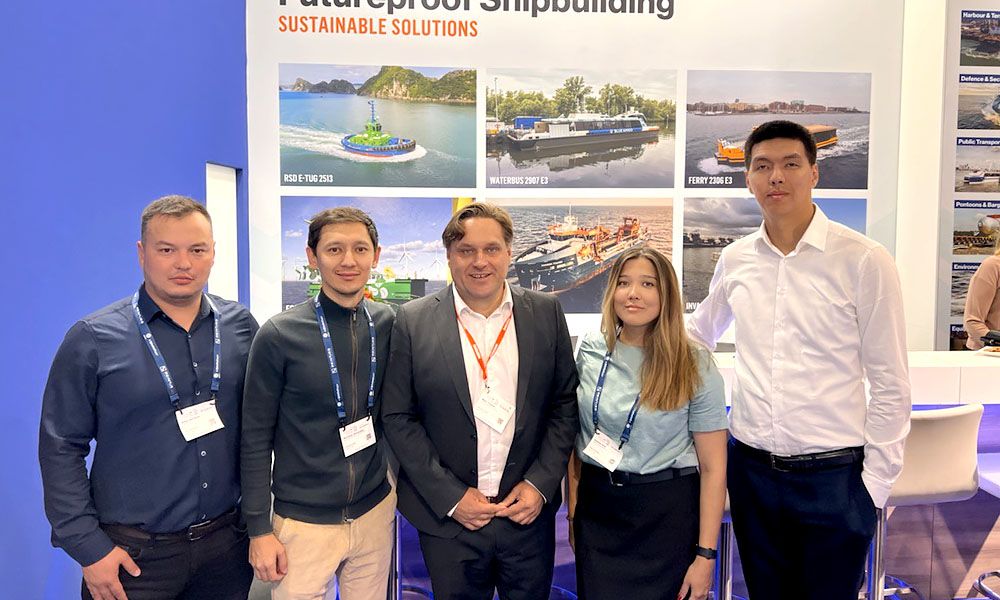 "NMSC "Kazmortransflot" visited the international SMM Exhibition in Hamburg