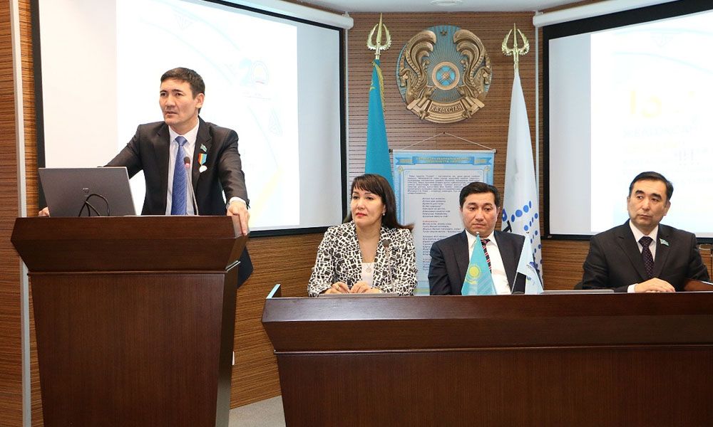 A solemn meeting devoted to the Independence Day of the Republic of Kazakhstan was held at the Kazmortransflot NMSK