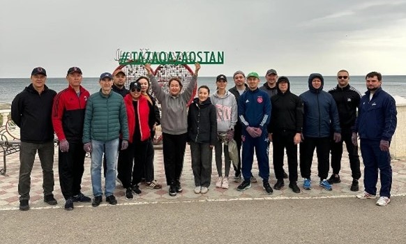 20 сентября ТОО «НМСК «Казмортрансфлот» приняло участие в субботнике в рамках международной акции World Clean Up Day