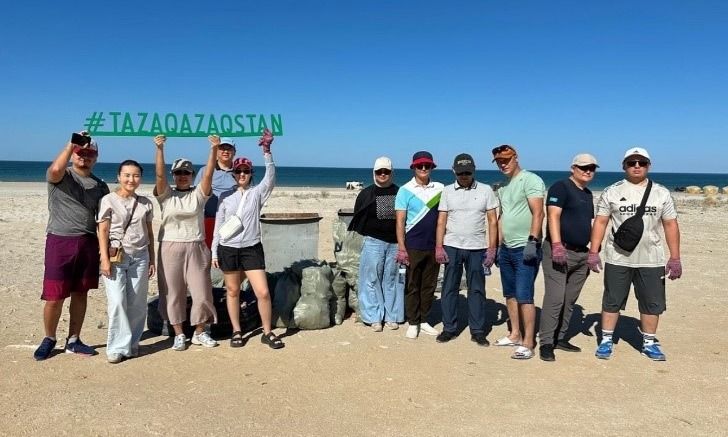 Казмортрансфлот поддержал акцию «Таза Қазақстан»