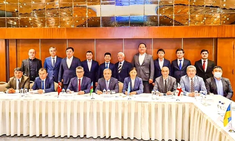 The KMTF delegation took part in the meeting of the International Association "Trans-Caspian International Transport Route"