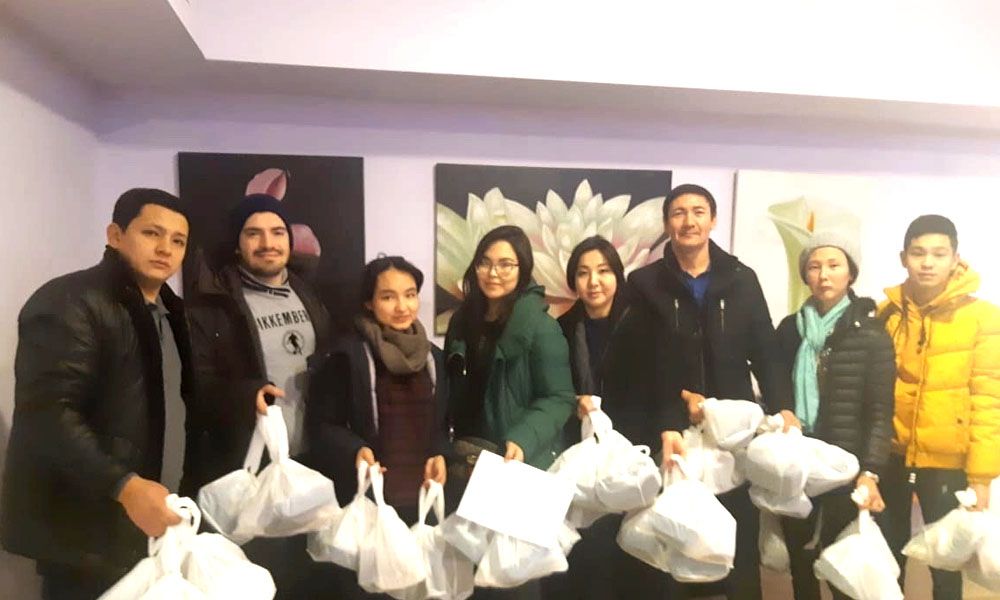 The team of NMSK Kazmortransflot LLP supporting the initiative of thе President of the Republic of Kazakhstan Tokayev took part in a charity event as volunteers