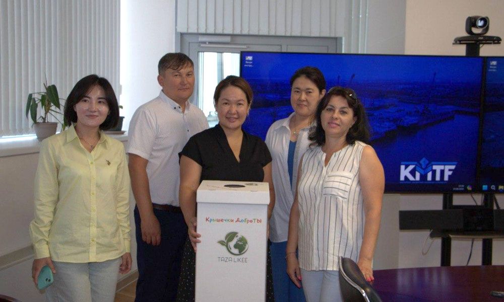 "Taza.Likee" company held an eco-lecture in Kazmortransflot