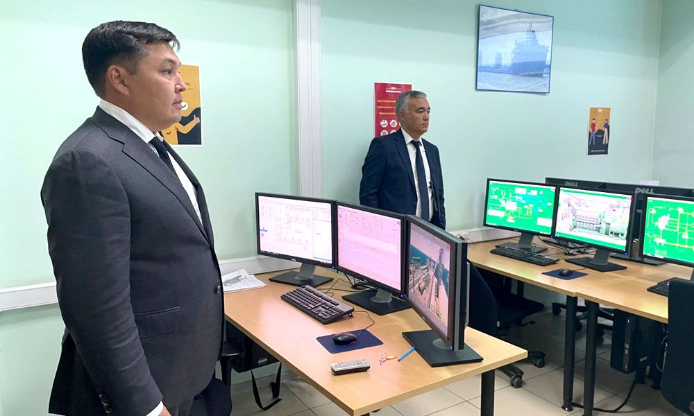 General Director of "NMSK Kazmortransflot" LLP Orzhanov A.E. visited the Kazakh-British Technical University in Almaty