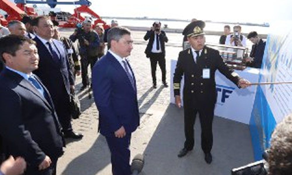 Kazmortransflot Presented Fleet Development Plans to the Prime Minister of the Republic of Kazakhstan