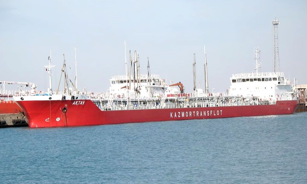 Kazmortransflot resumed oil shipmentsin the Aktau-Baku line