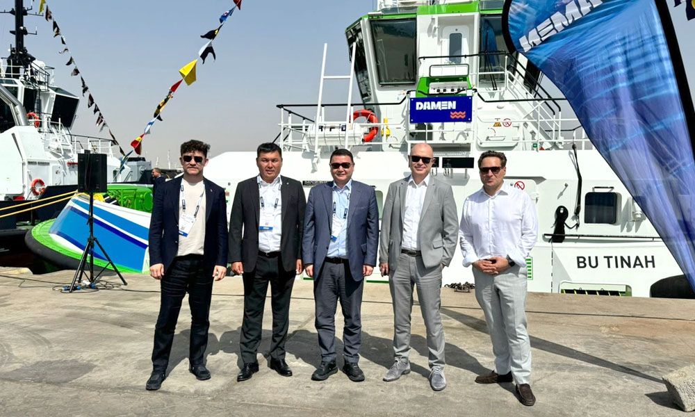 Kazmortransflot visited the international maritime exhibition in UAE